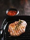 Steak in der Grillpfanne