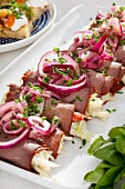 Roastbeefrouladen mit Spitzkohlfüllung