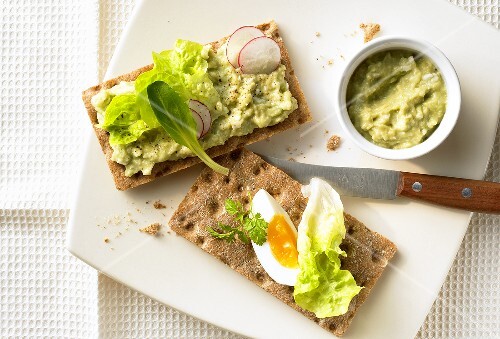 Bildergebnis für knäckebrot mit avocado und ei