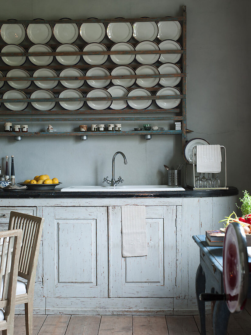 Kitchen in Gustavian Atmosphere License Features 12811001 House of