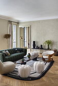 Curated Pieces in a Stylish Paris Apartment