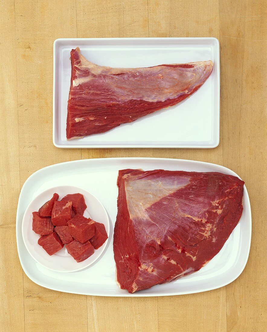 Rindfleisch: Schulterspitze und Oberschale