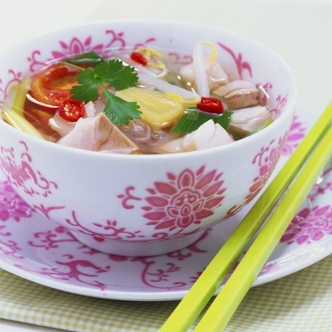 Sweet and sour fish soup