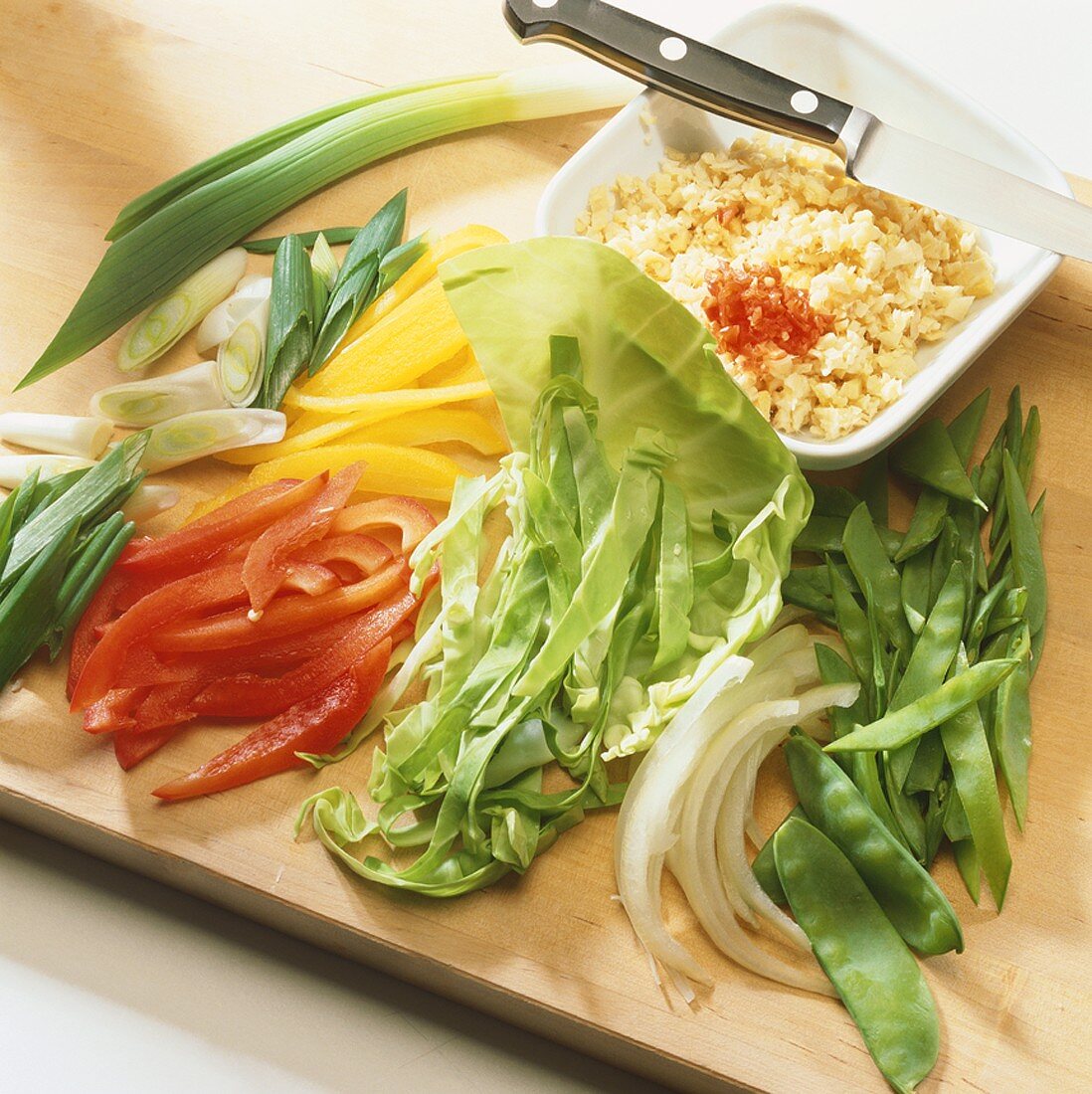 Ingredients for stir-fry