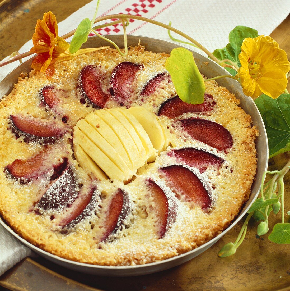 Plum and vanilla cake