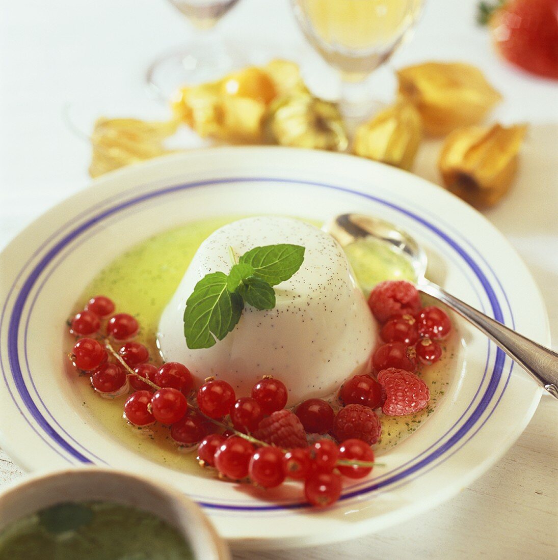 Panna cotta (Cream dessert, Italy)