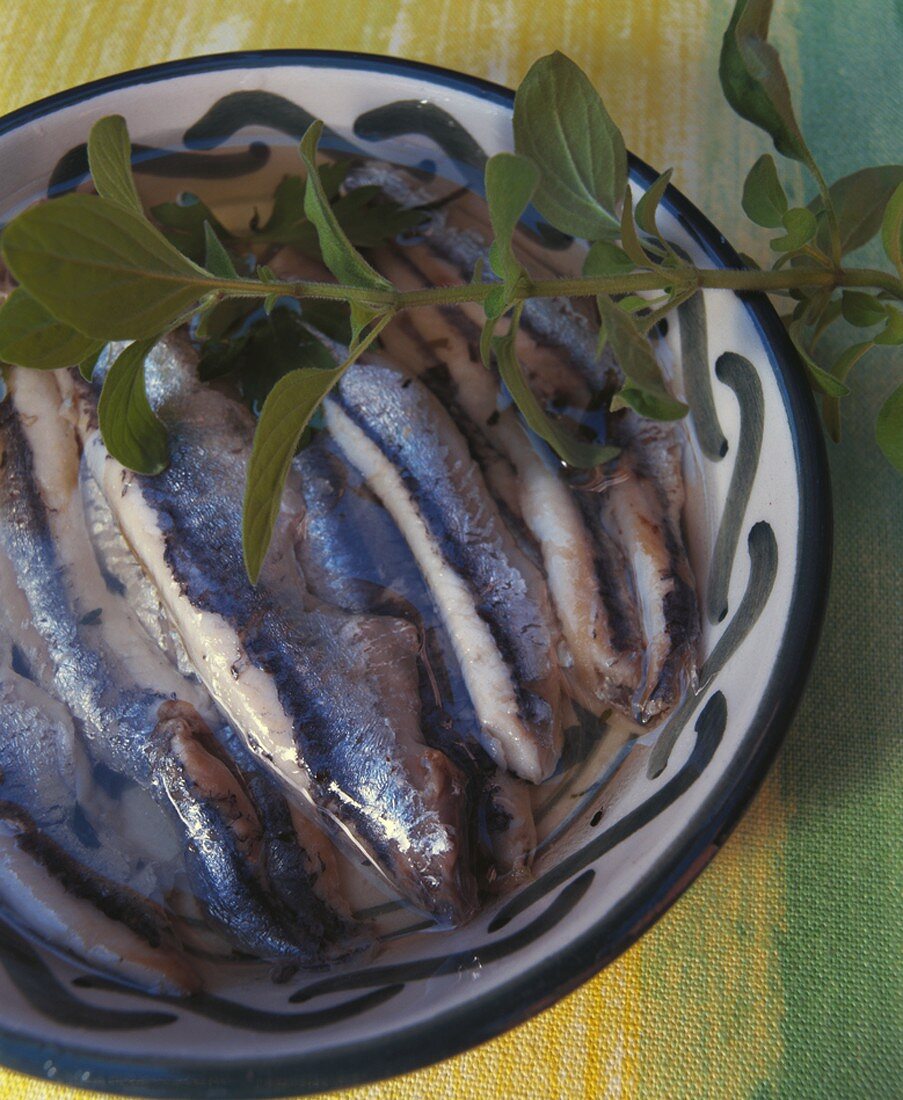 Tapa (Marinated anchovies)