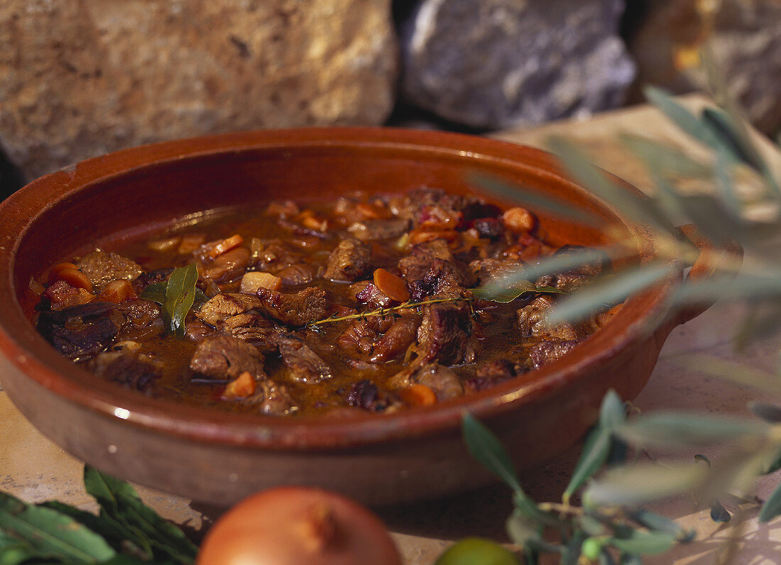 Wild boar ragout