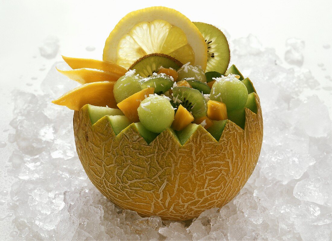 Exotic stuffed Honeydew Melon