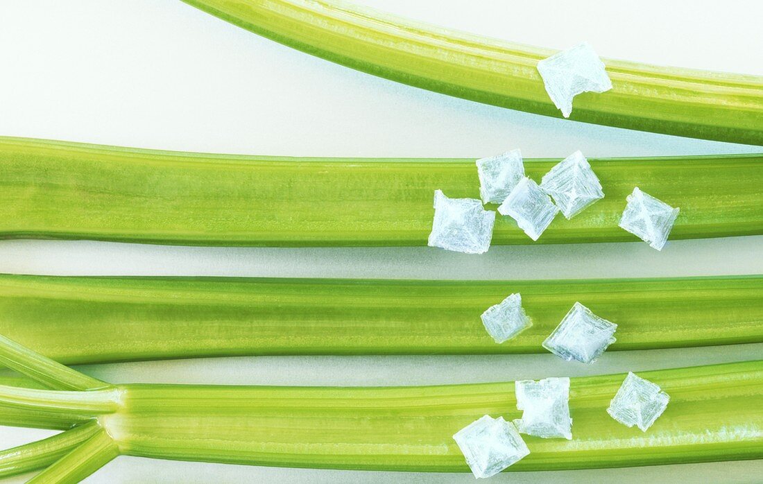Celery with Maldon sea salt