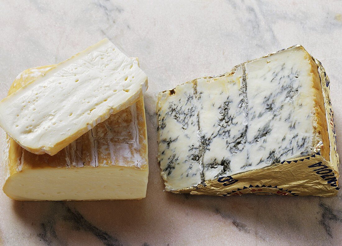 Taleggio and Gorgonzola