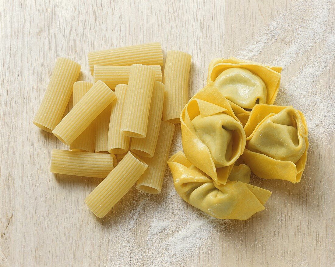 Rigatoni und Tortellini