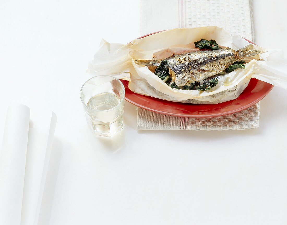 Sarde su bietole (sardines on chard), Liguria, Italy