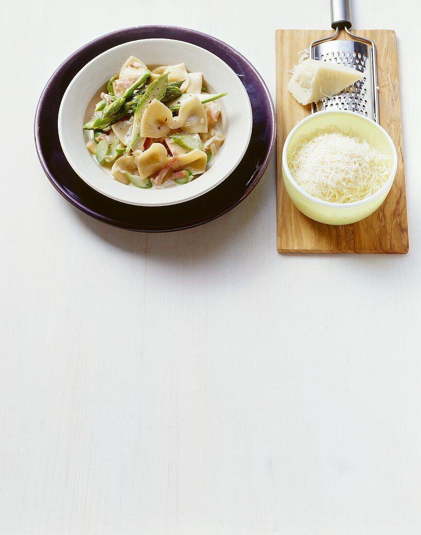 Strichetti agli asparagi (Pasta with asparagus, Emilia-Romagna)