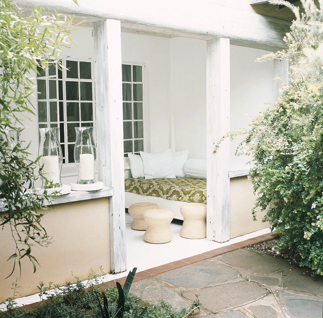 View onto a verandah