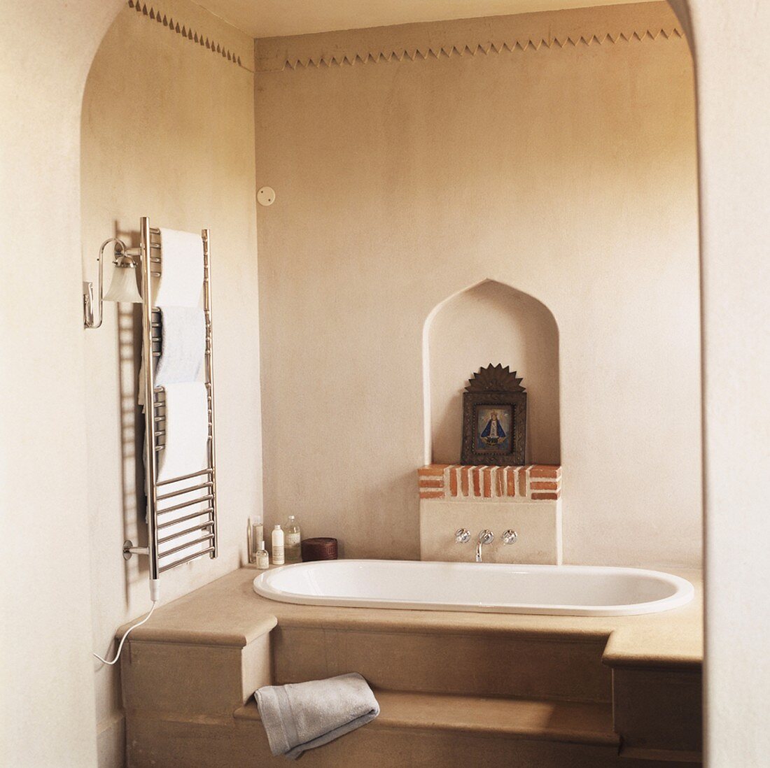 A bathroom in Middle Eastern style