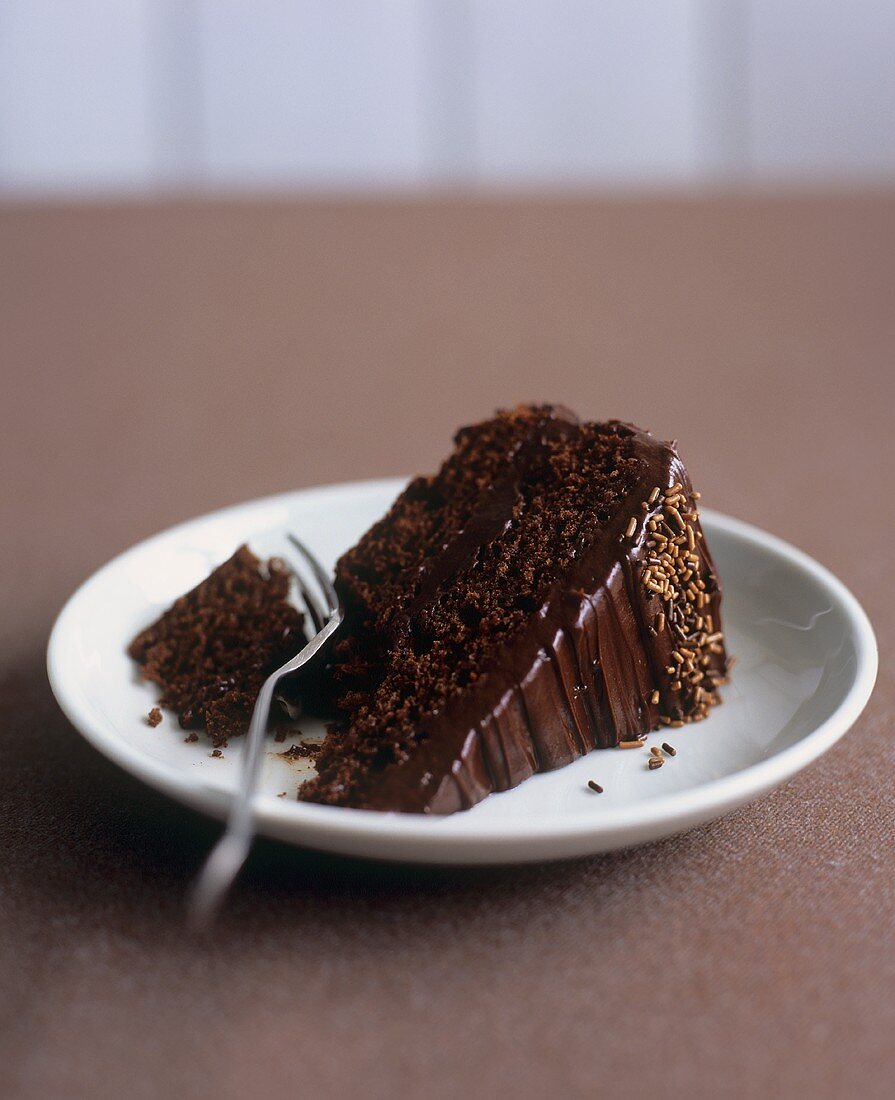Chocolate fudge cake (UK)