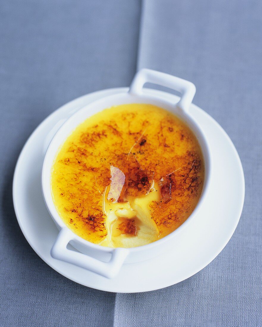 Eine Creme brulee