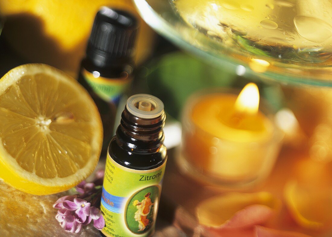 Lemon oil for aroma lamp