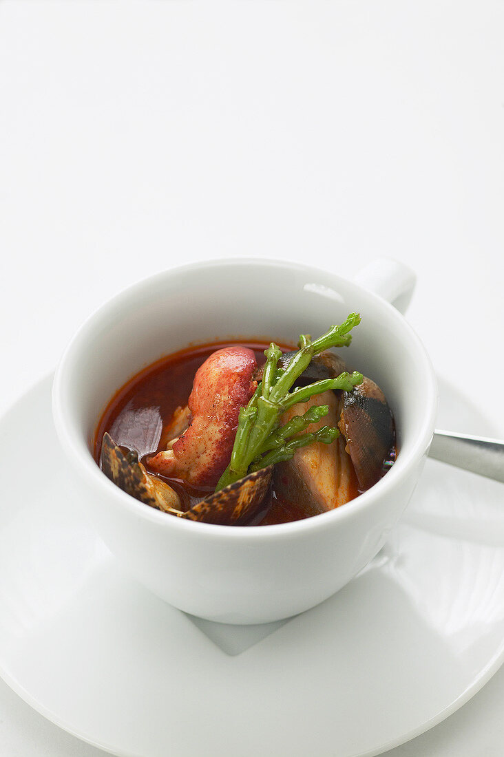 Bouillabaisse in der Tasse