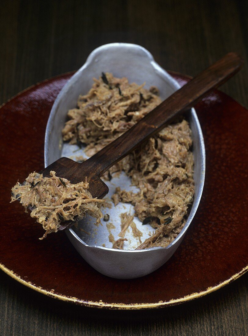 Goose rillettes