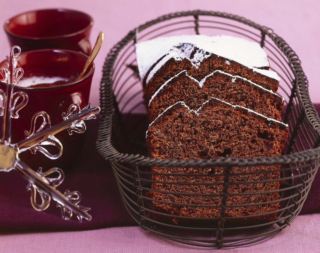 Mulled wine chocolate cake