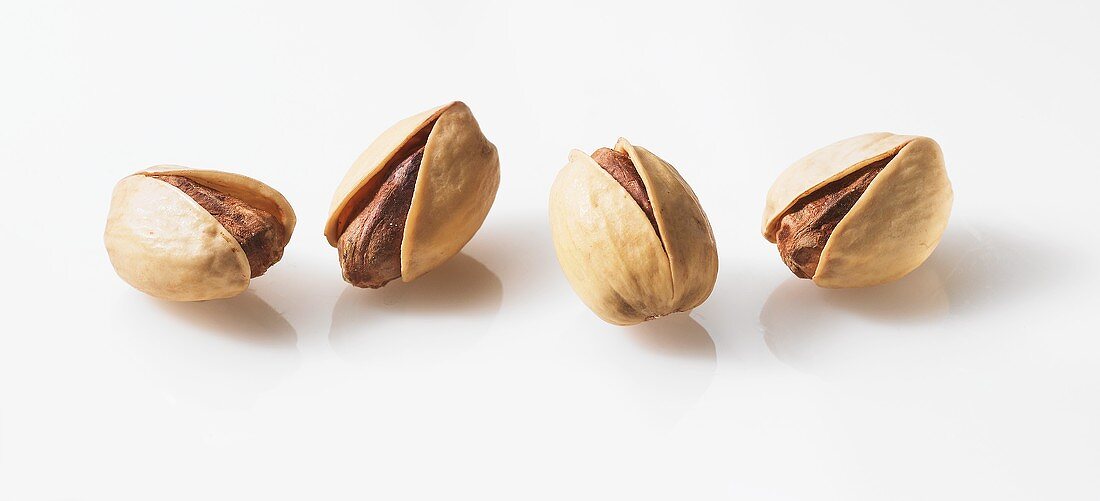 Four pistachios