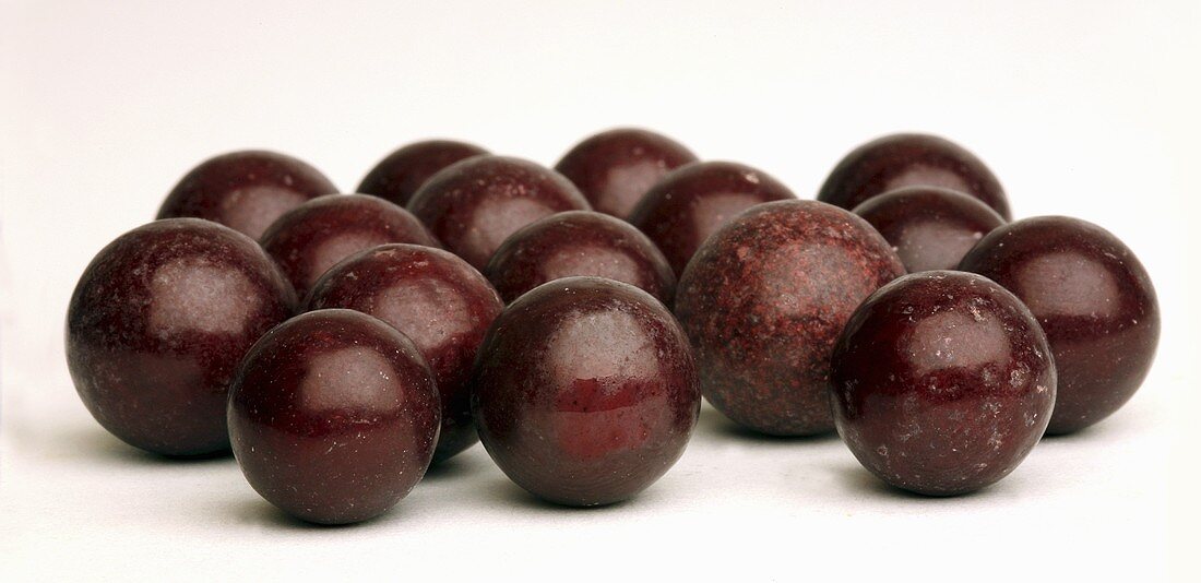Aniseed balls (Kugelförmige Bonbons aus Anis, England)