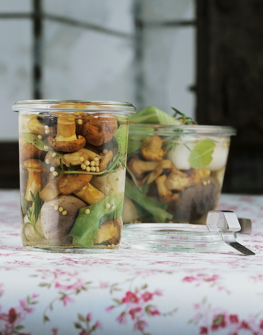 Marinated mushrooms