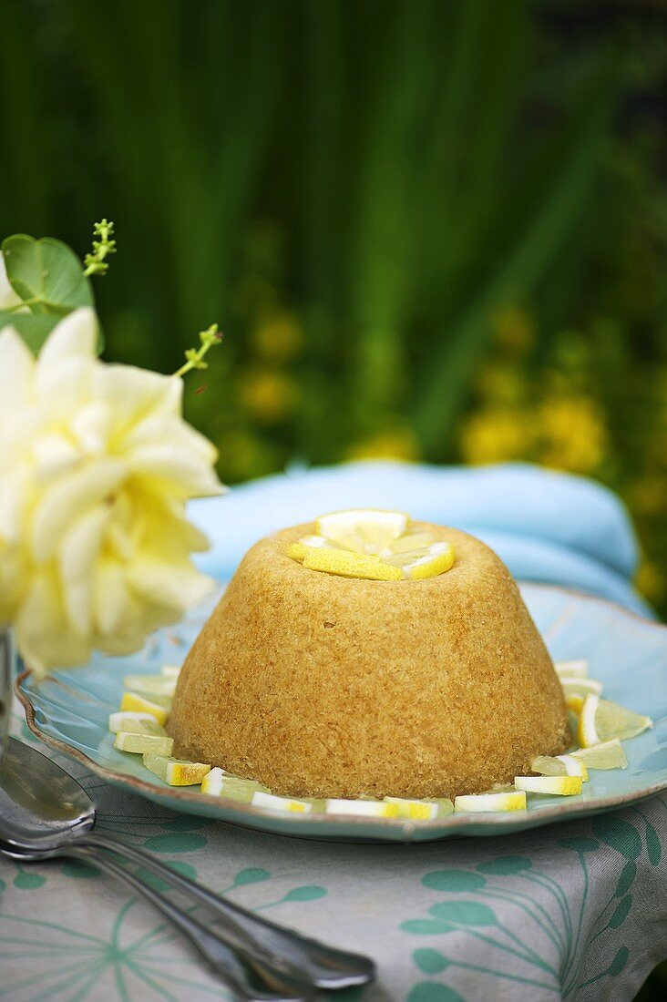 Sussex Pond Pudding with lemons (England)