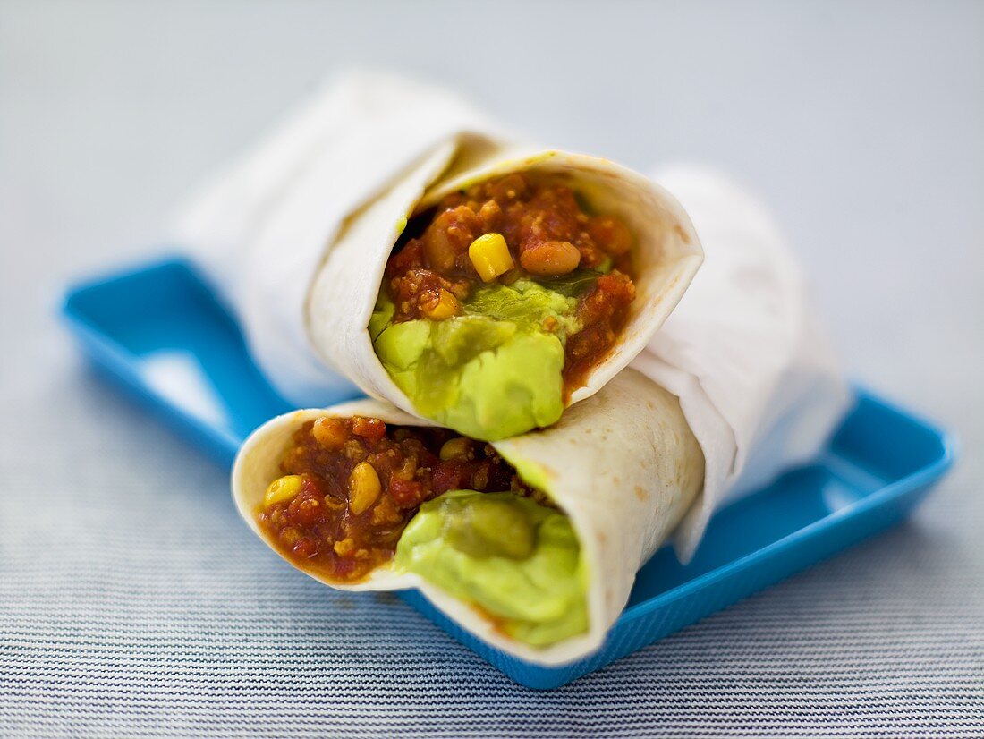 Vegetarische Taco-Wraps