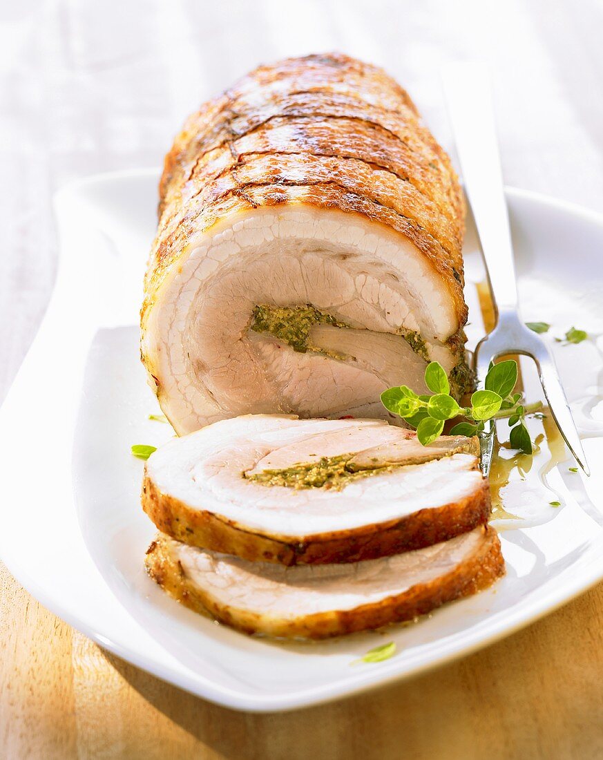 Rolled joint of pork