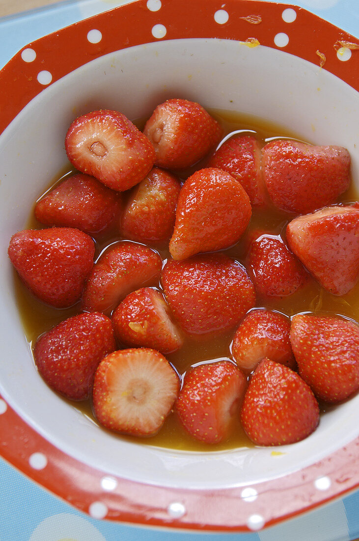 Erdbeeren à la Romanoff