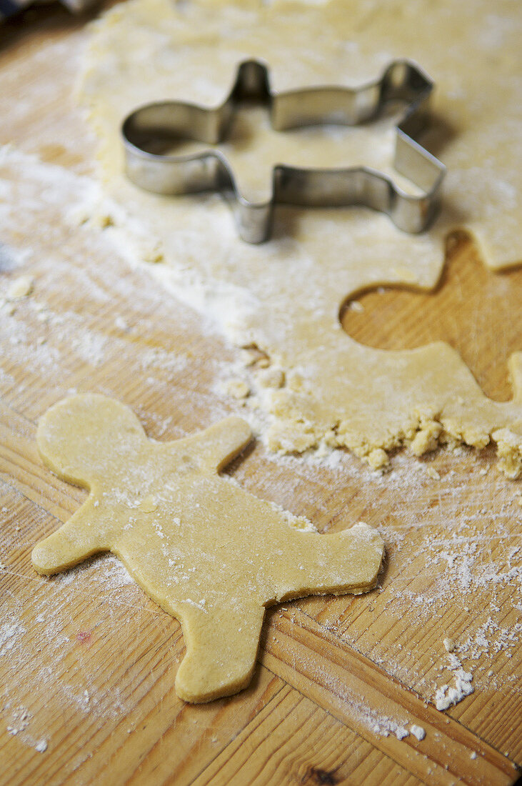 Cut-out gingerbread man
