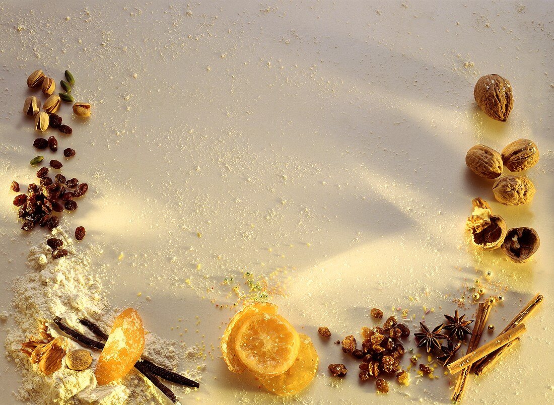 Colorful Baking Still Life