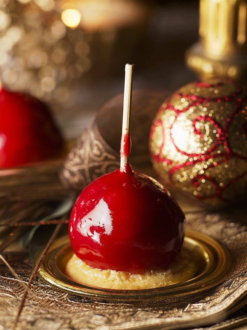 Toffee apple for Christmas