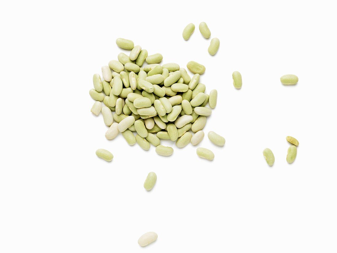 Green flageolet beans