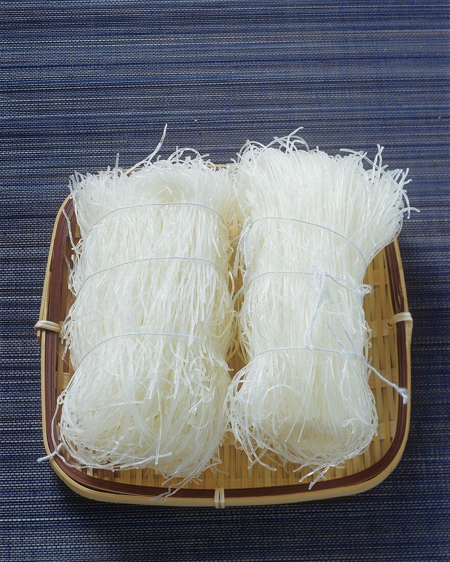 Glass noodles, in bundles