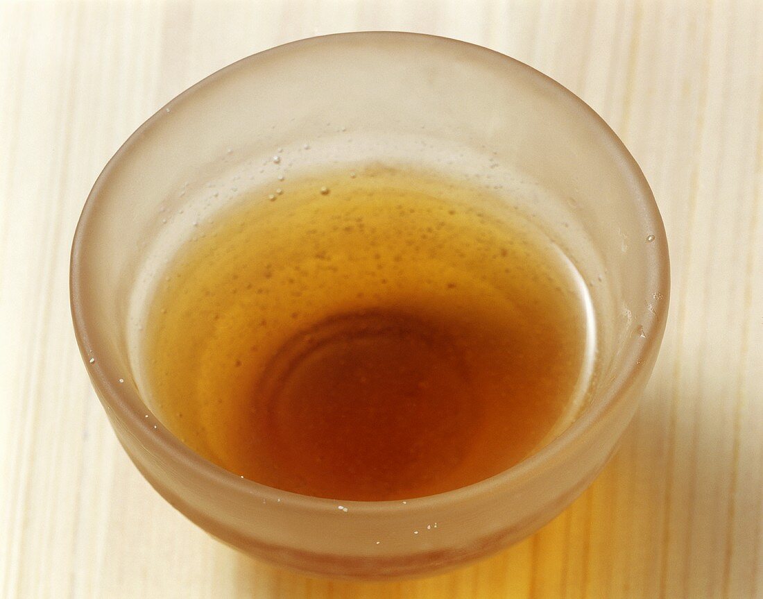 Fish sauce in a glass dish