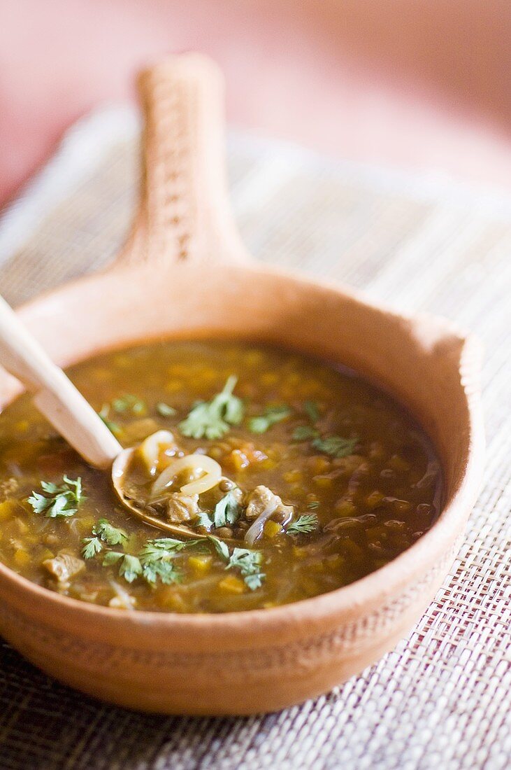 Harira (Lentil soup, Morocco)
