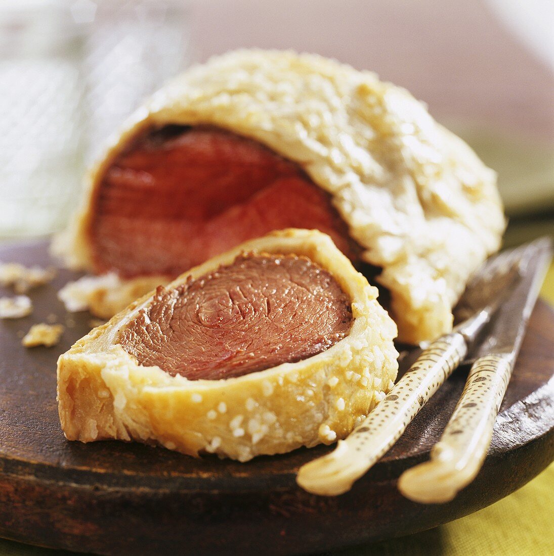 Beef fillet in puff pastry