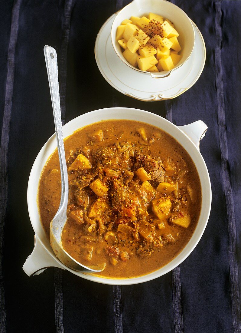 Lamm-Kokos-Curry mit Mango