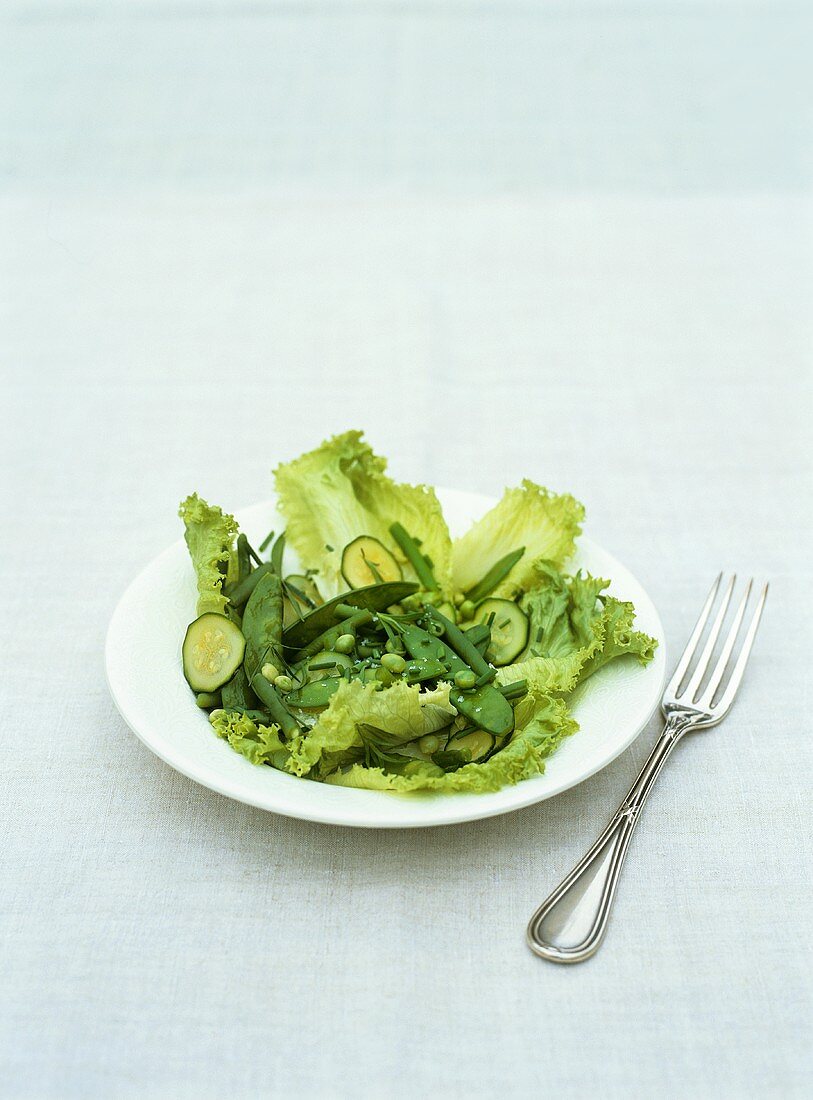 Gemischter grüner Salat