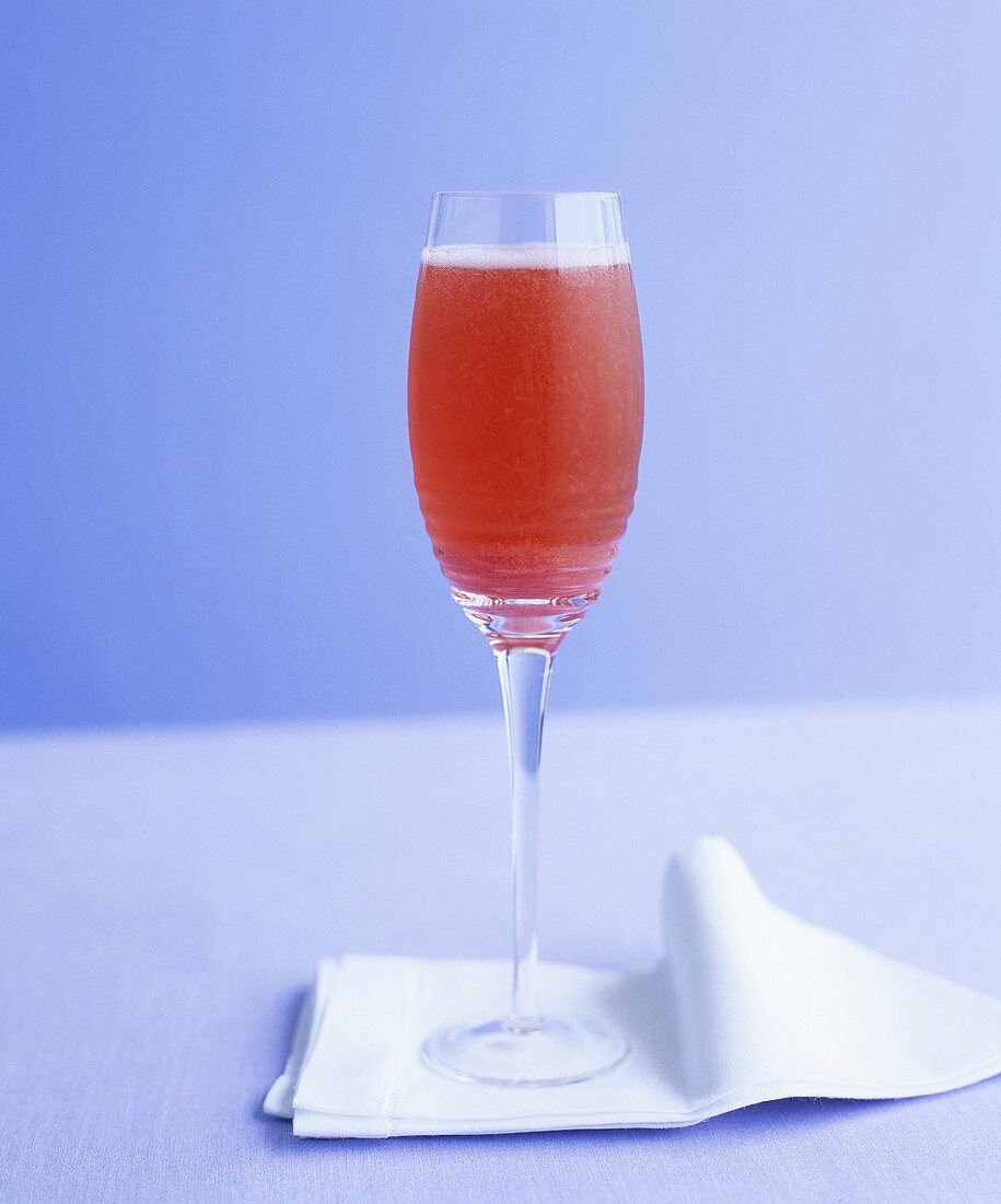 Rose-Champagner mit weißem Pfirsich