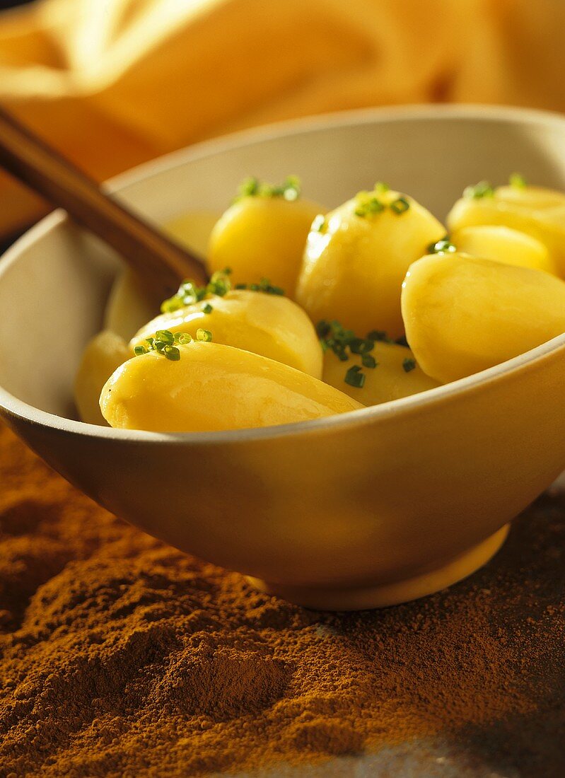 Potatoes with chives