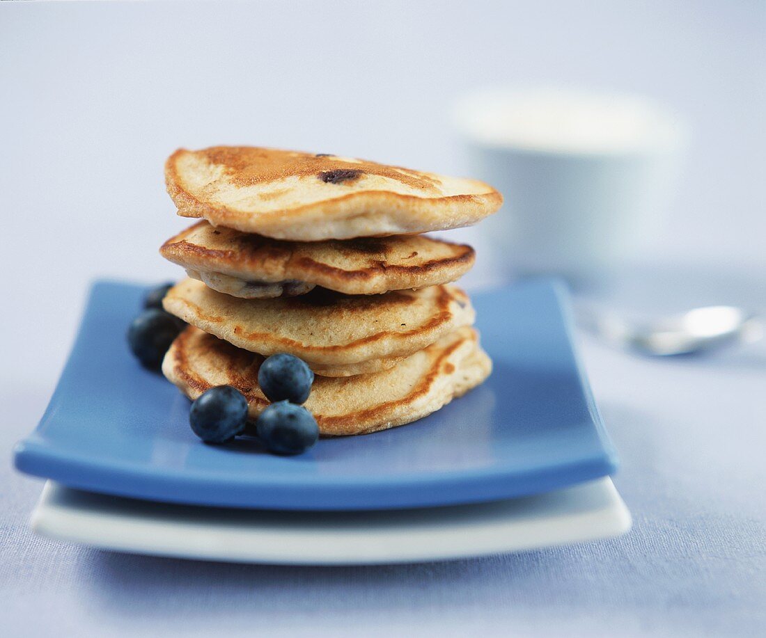 Blueberry pikelets