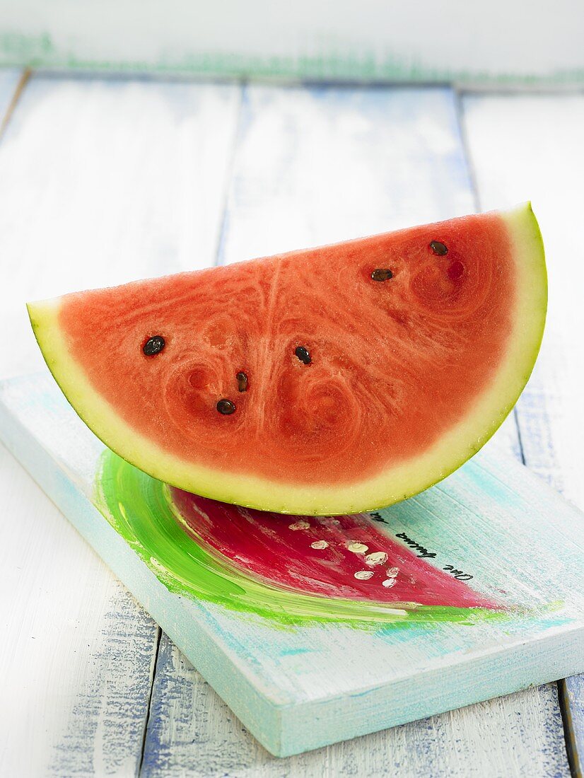 Eine Wassermelonenspalte