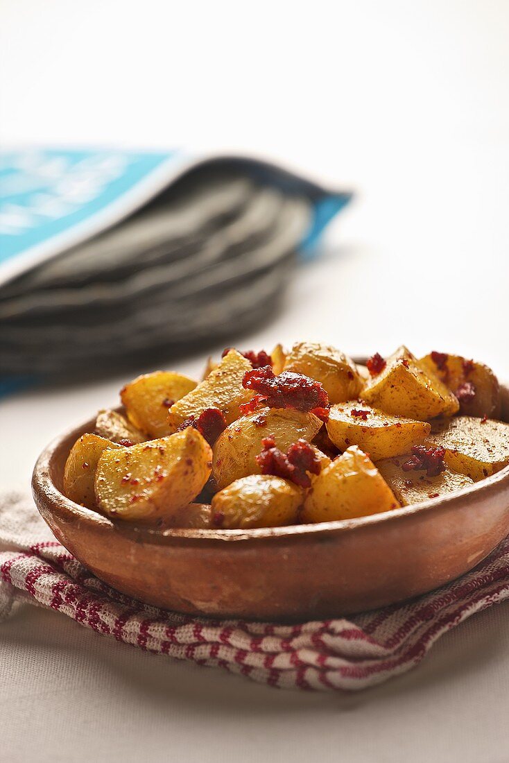 Potatoes with chorizo (Spain)