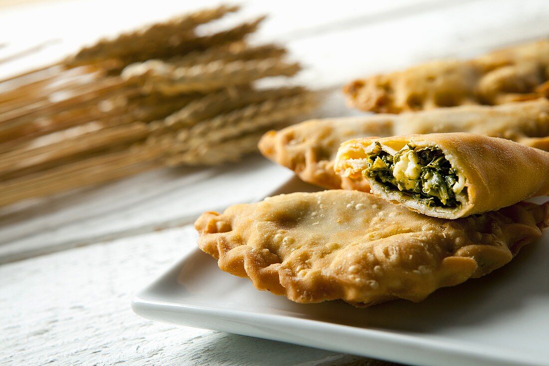 Spanakopita (Gefüllte Teigtaschen, Griechenland)