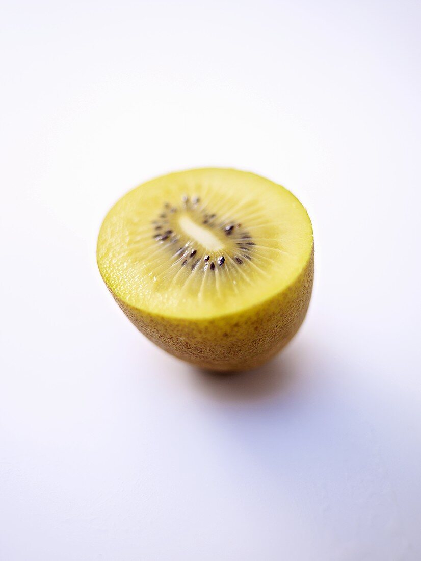 Half a golden kiwi